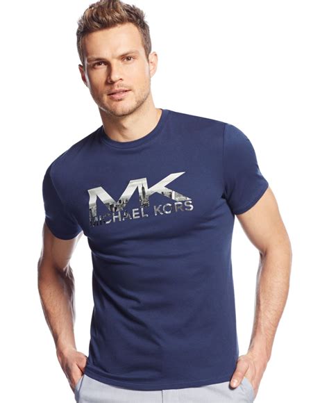 mens michael kors t-shirt sale|michael kors men's stretch shirt.